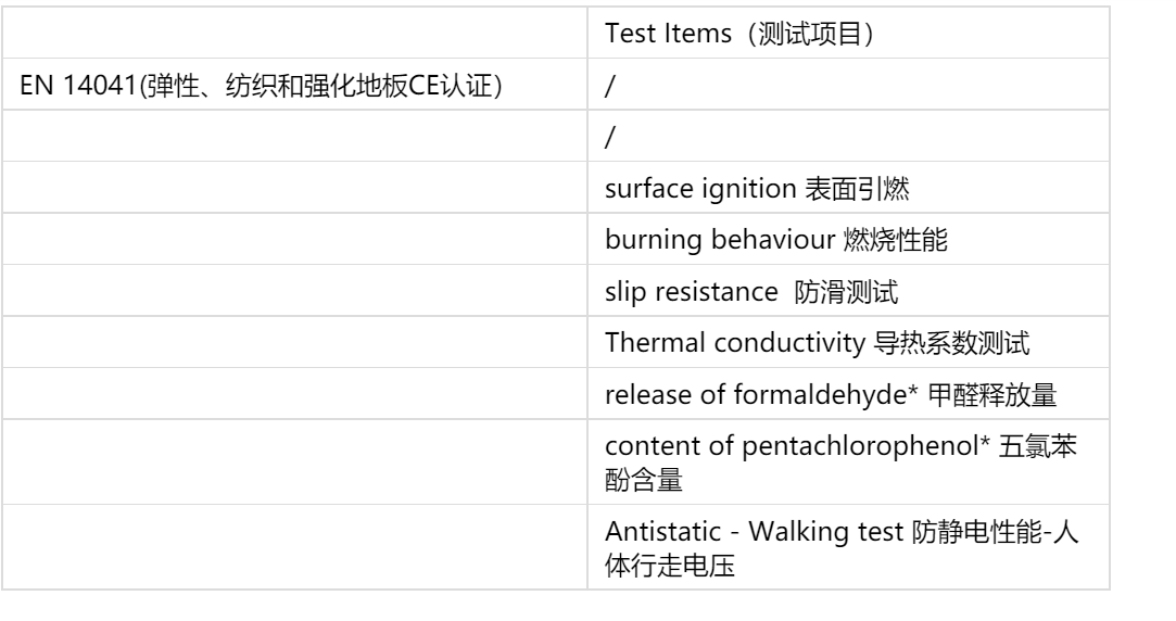 EN14041(弹性、纺织和强化地板CE认证）(图1)
